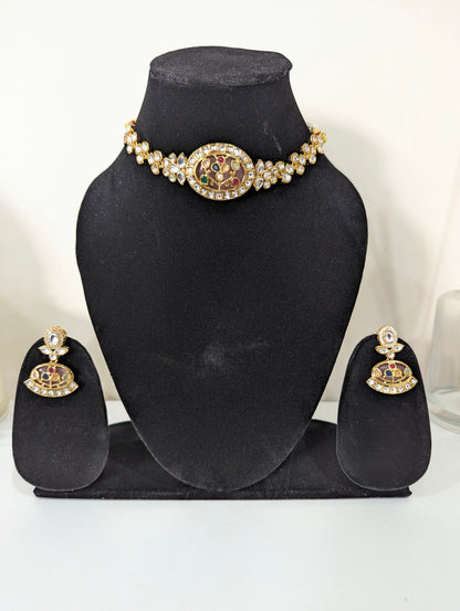 ~REENA~ Designer Inspired Kundan with Mona Lisa Stone